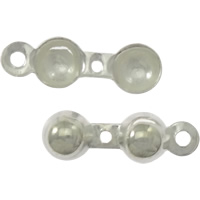 Argent sterling perle pointe, argent sterling 925, Placage, plus de couleurs à choisir 3.5mm Environ 1.2mm, Vendu par PC