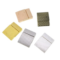 Zinc Alloy Magnetic Clasp, Rectangle, plated cadmium free Approx 
