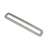 Stainless Steel Linking Ring, 316 Stainless Steel, Rectangle, original color Approx 