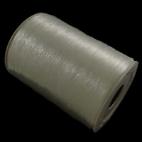 Kristall Faden, mit Kunststoffspule, elastisch, verschiedene Größen vorhanden & Kundenindividuell, weiß, 700m/Spule, verkauft von Spule