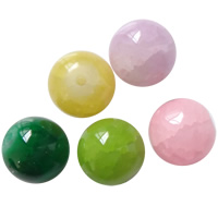 Imitation Gemstone Glass Beads, Round, stoving varnish Approx 1-2mm Approx 32 Inch 