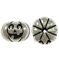 Halloween Jewelry Bead, Thailand Sterling Silver, Pumpkin, Halloween Jewelry Gift Approx 1mm 