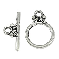 Zinc Alloy Toggle Clasp, Donut, plated, single-strand cadmium free  Approx 3.5mm, Approx 