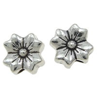 Perles en alliage de zinc de fleur, Placage, plus de couleurs à choisir Environ 2.5mm, Vendu par kg