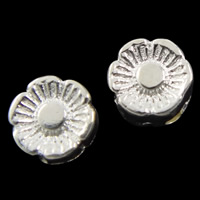 Perles en alliage de zinc de fleur, plus de couleurs à choisir, sans plomb et cadmium, grade A Environ 1.5mm, Environ Vendu par kg