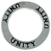 Zinc Alloy Linking Ring, plated, with letter pattern nickel, lead & cadmium free Approx 15mm 
