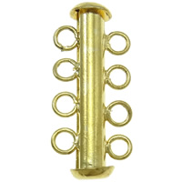 Brass Slide Lock Clasp, plated nickel, lead & cadmium free Approx 2mm 