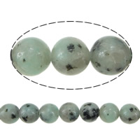 Lotus Jaspis Perlen, Lotos Jaspis, rund, Weitere Größen für Wahl, Bohrung:ca. 1mm, Länge:ca. 15 ZollInch, verkauft von Strang
