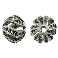 Zinc Alloy Beads Setting, Oval, plated, hollow cadmium free Approx 2mm, Inner Approx 1mm 