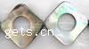 Natural Botswana Agate Beads, Square, 31x31x3mm, 13PCs/Strand, Sold Per 16 Inch Strand