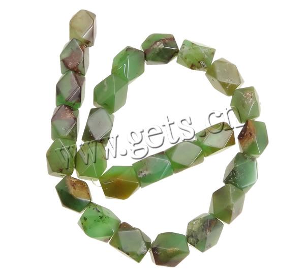 Australia Chrysoprase Bead, Drum, natural, different size for choice & faceted, Hole:Approx 1mm, Length:Approx 15.7 Inch, Sold By Strand