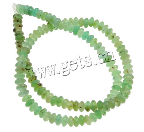 Australia Chrysoprase Bead, Rondelle, natural, different size for choice, Hole:Approx 1.5mm, Length:Approx 16 Inch, Sold By Strand