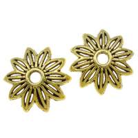 Zinc Alloy Bead Caps, Flower, plated lead & cadmium free, 12mm, Approx 