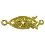 Brass Fishhook Clasp, Horse Eye, plated, single-strand & hollow nickel, lead & cadmium free Approx 1mm [