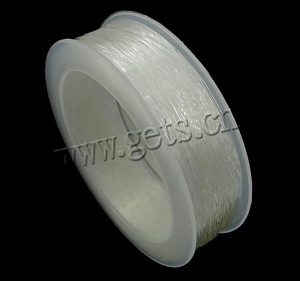 Fil élastique, avec bobine plastique, normes différentes pour le choix & Importé de Corée du Sud, blanc, 5PC/lot, Vendu par lot