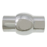 Brass Magnetic Clasp, Tube, plated  