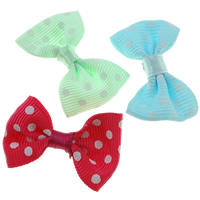 Ribbon Bow, Grosgrain Ribbon, with round spot pattern 