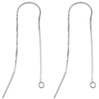 Sterling Silver Ear Thread, 925 Sterling Silver, UV plating Approx 1.5mm Approx 1.9 Inch 