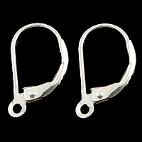 925 Sterling Silver Lever Back Earring Wires, plated 