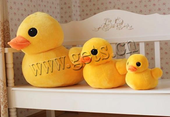 Plush Duck Doll, different size for choice, yellow, Sold By Lot