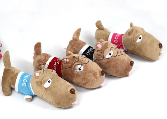 Plush Dog Doll, different size for choice, mixed colors, Sold By Lot