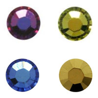 Diamante de imitación de plano fondo de cristal CRYSTALLIZED™ ® #2028/2058 