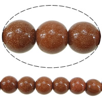 Goldstone Beads, Round Approx 14.5 Inch 
