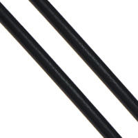 Rubber Cord, Soft PVC & solid, black 