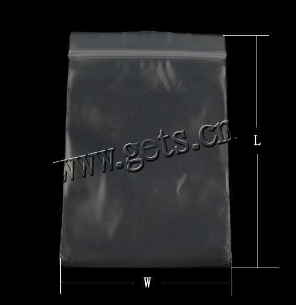 ジップロックバッグ, プラスチック, 長方形, 透明的 & 異なるサイズの選択, 売り手 バッグ