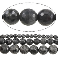 Labradorit Perlen, rund, verschiedene Größen vorhanden & facettierte, Länge:ca. 15 ZollInch, verkauft von Strang