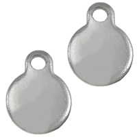 Stainless Steel Extender Chain Drop, 304 Stainless Steel, Flat Round, original color Approx 1mm 