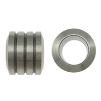Stainless Steel Large Hole Beads, Column, original color Approx 8.5mm 