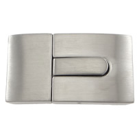 Stainless Steel Bayonet Clasp, Rectangle, plated Approx 