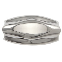 Round Stainless Steel Magnetic Clasp, Oval, plated Approx 6mm 