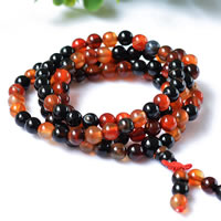 Miracle Agate Bracelet, with nylon elastic cord, natural , 6mm Approx 26 Inch 