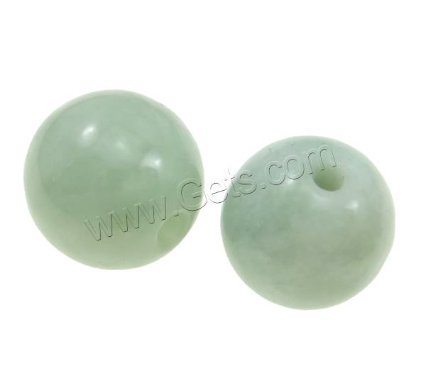 Jade Burma Bead, Round, different size for choice, Sold By Bag