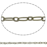 Iron Oval Chain, plated 