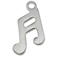Stainless Steel Extender Chain Drop, Music Note, original color Approx 1mm 