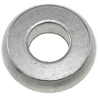 Stainless Steel Spacer Bead, Donut, original color 