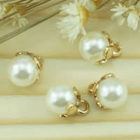 Zinc Alloy Extender Chain Drop, with Glass Pearl, Round, rack plating, cadmium free, 8mm 