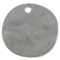 Zinc Alloy Flat Round Pendants, plated Approx 1mm, Approx 