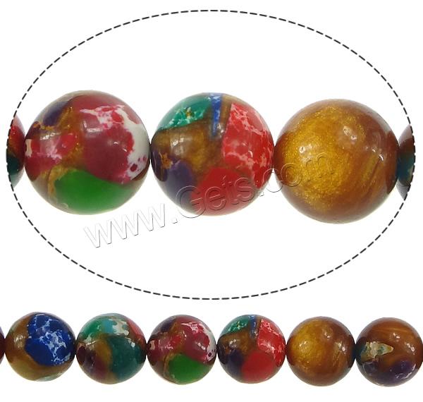 Impression Jasper Bead, Round, different size for choice, Sold By Strand
