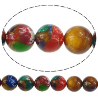 Eindruck Jaspis Perlen, Impression Jaspis, rund, verschiedene Größen vorhanden, verkauft von Strang