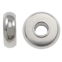 Stainless Steel Spacer Bead, Rondelle original color 