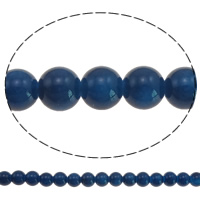 Round Crystal Beads, Dark Sapphire, 10mm Approx 1mm Approx 30.7 Inch, Approx 