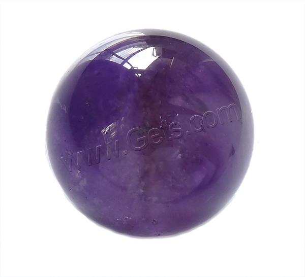 amatista esfera de la bola, con madera, Esférico, Birthstone de febrero & diverso tamaño para la opción, Vendido por UD