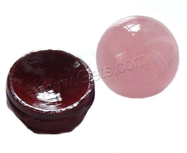 cuarzo rosado esfera de la bola, con madera, Esférico, diverso tamaño para la opción, Vendido por UD