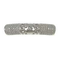 Cubic Zirconia Micro Pave Sterling Silver Bead, 925 Sterling Silver, Tube, micro pave cubic zirconia & hollow Approx 4mm 