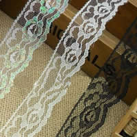 Lace Trim & Ribbon, Polyester, woven 28mm 