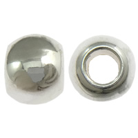 perle en laiton de styles pandore, tambour, Placage, sans filetage, plus de couleurs à choisir Environ 4.5mm, Vendu par PC